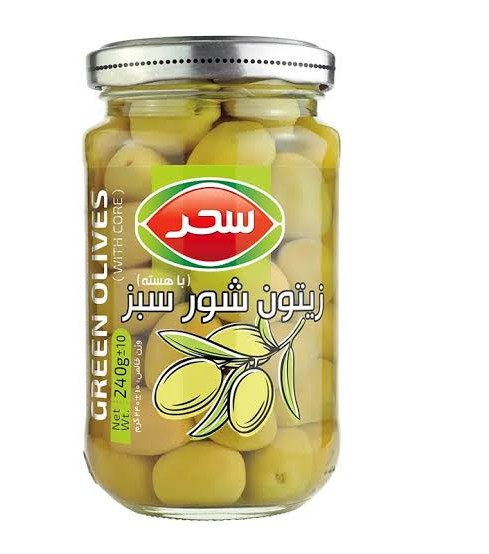 سحر زیتون شور سبز 240 گرمی